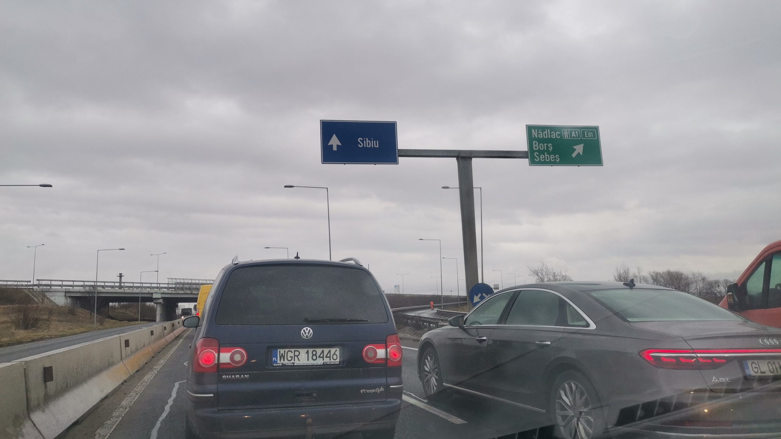 Trafic îngreunat pe DN1