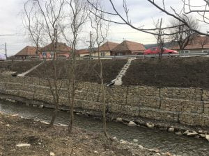 CJ Sibiu a finalizat refacerea zidului,cu peste 500 mii de lei