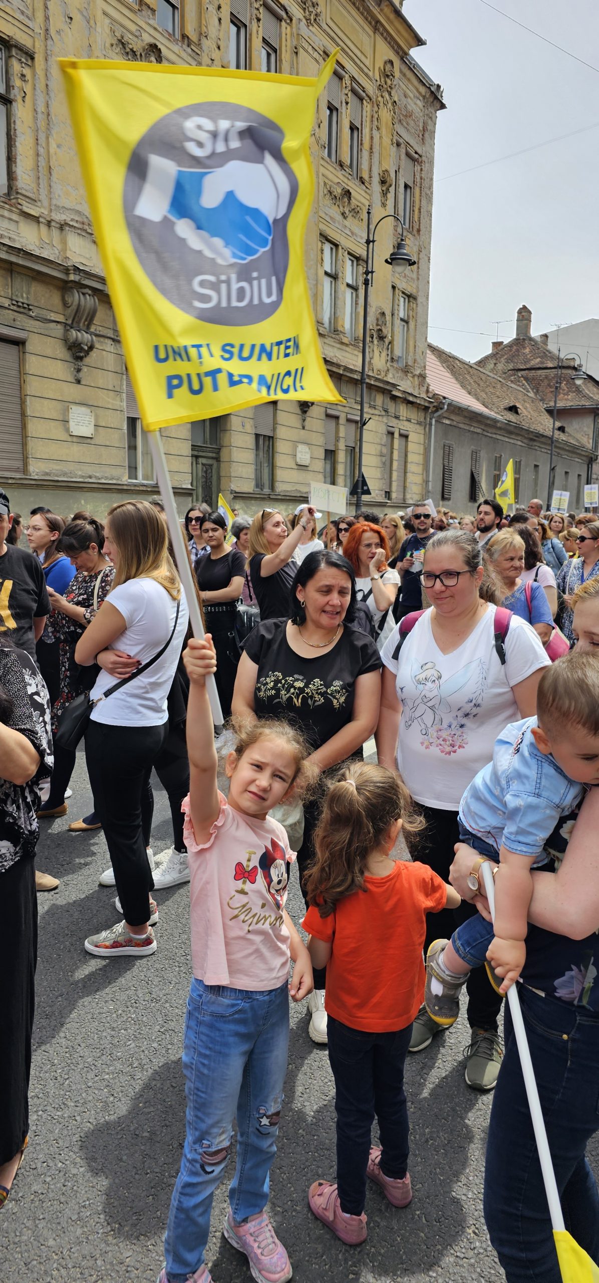 Sibiu. Marș împotriva sindicatului