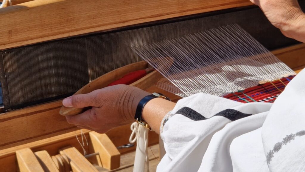 Rodica Ispas și războiul de țesut - FOTO/VIDEO