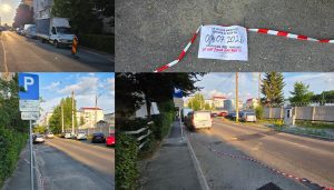 Locuri de parcare desființate. Locatarii sunt revoltați: „Unde să ne parcăm mașinile?”