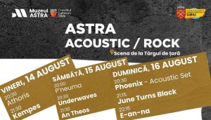 ASTRA ACOUSTIC / ROCK: 3 seri de muzică live