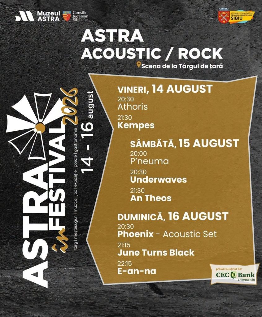 ASTRA în Festival 2026: tradiții, sustenabilitate, muzică, poezie și gastronomie